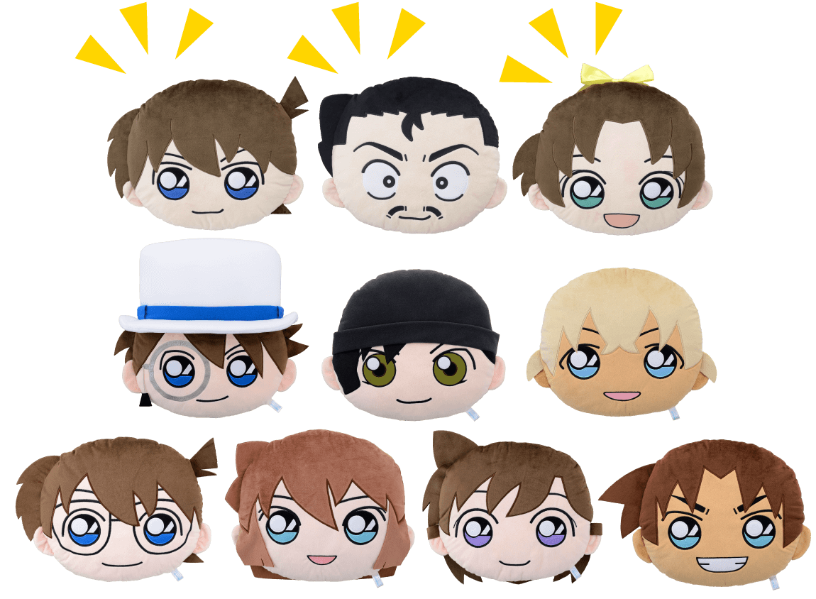 オリジナルフェイスクッション(全10種)イメージ画像