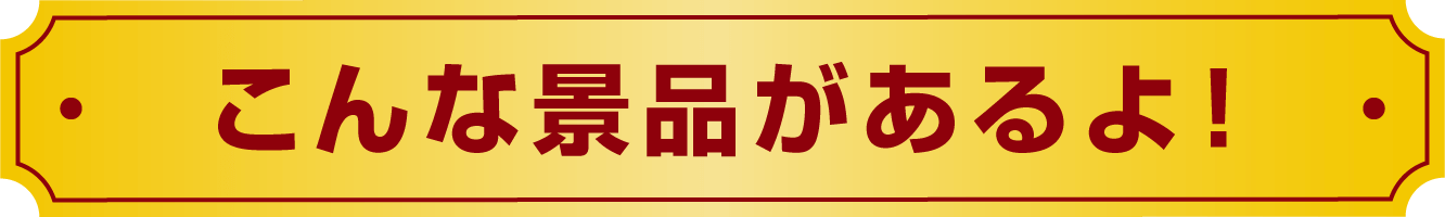 こんな景品があるよ!