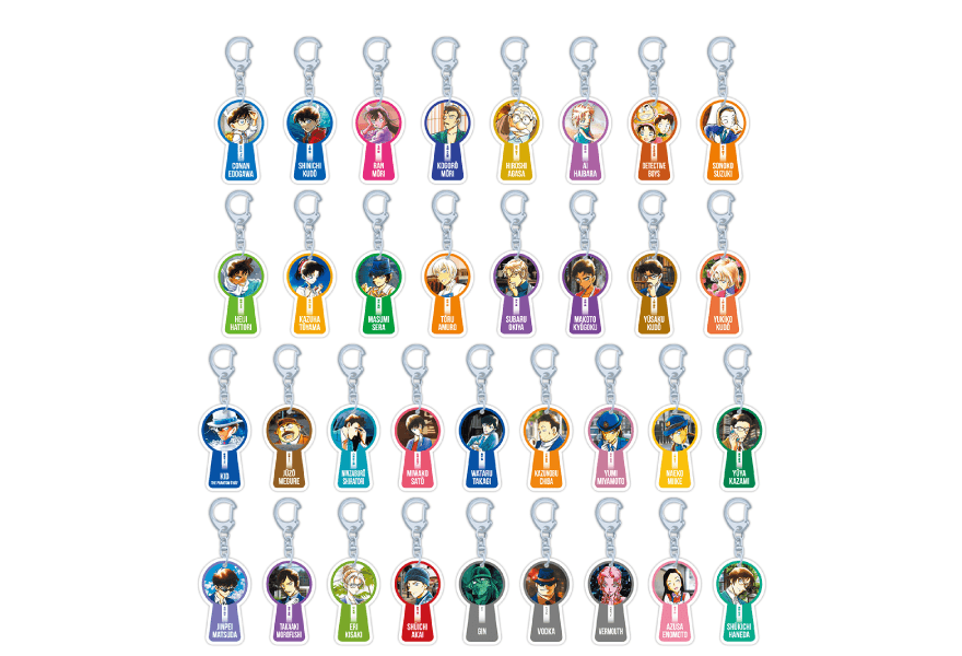 推しキャラチャームキーホルダー(全34種)